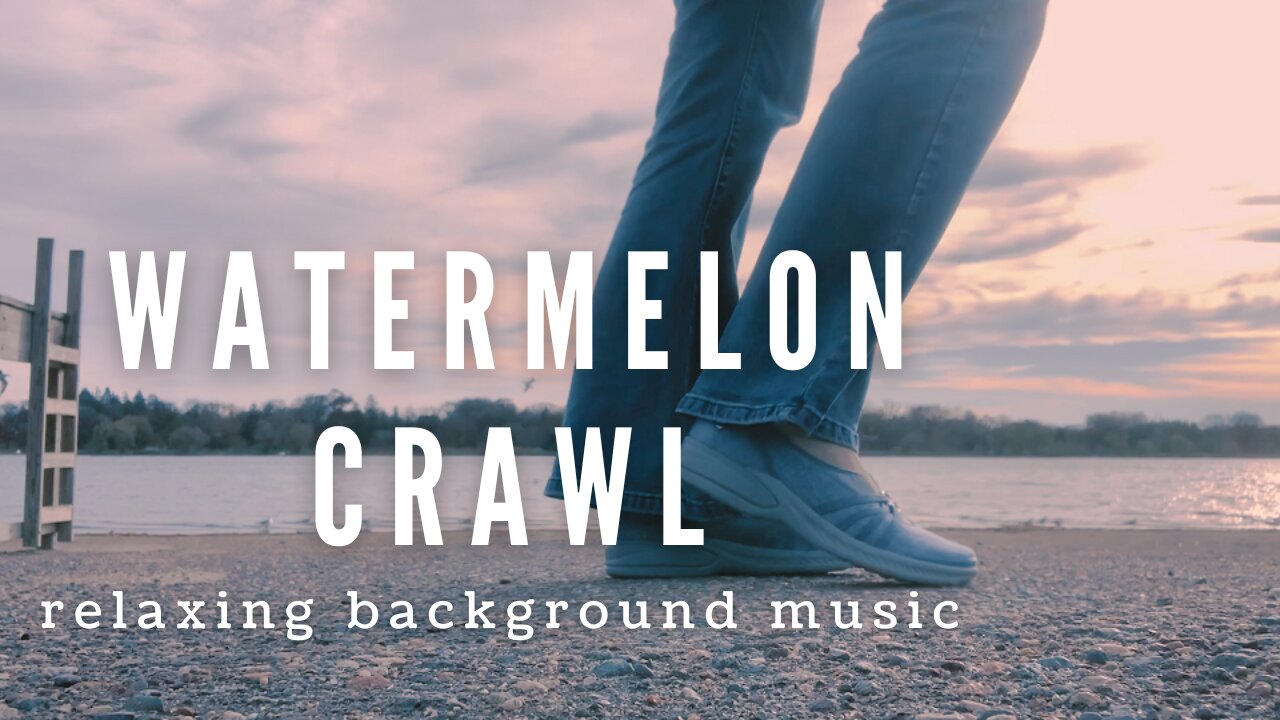 lakeside slow motion line dance to Watermelon Crawl – with relaxing music