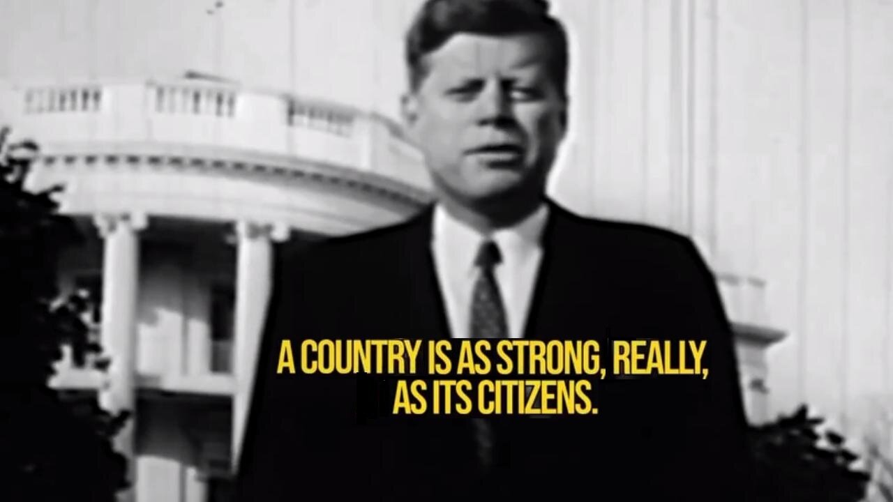 President JFK Was Dedicated to Making Americans Healthiest People on Earth - RFK