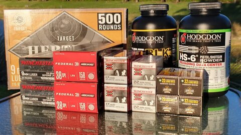DEALS!!! 17hmr, 22 mag, 38spl & POWDER. 5.56 price coming DOWN at Bass Pro