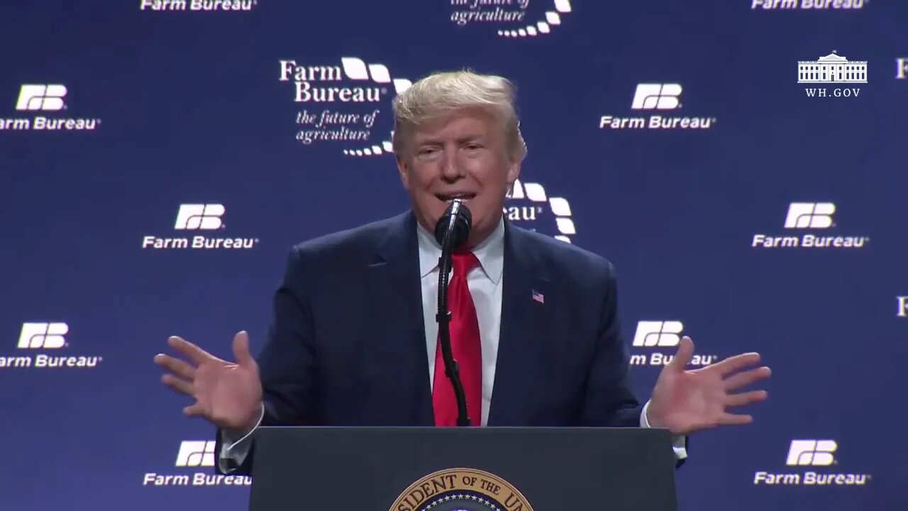 President Trump Speaks at the American Farm Bureau Federation Annual Convention and Trade Show