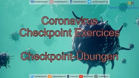 Coronavirus Checkpoint-Exercices - Checkpoint-Übung