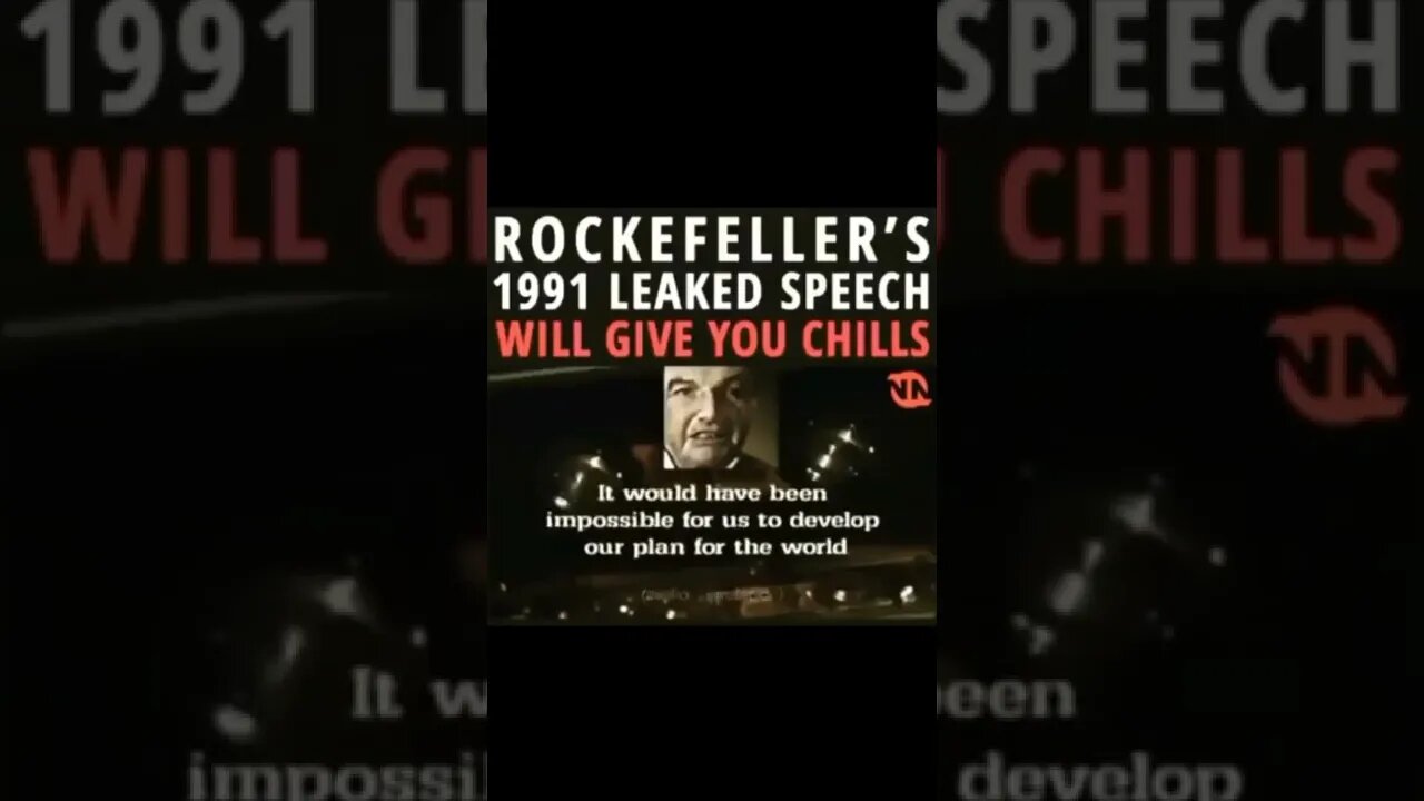 Rockefeller's speech