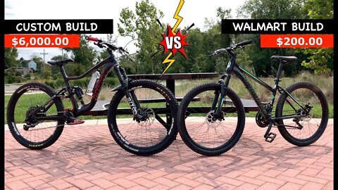 ** WALMART MTB -vs- CUSTOM MTB **