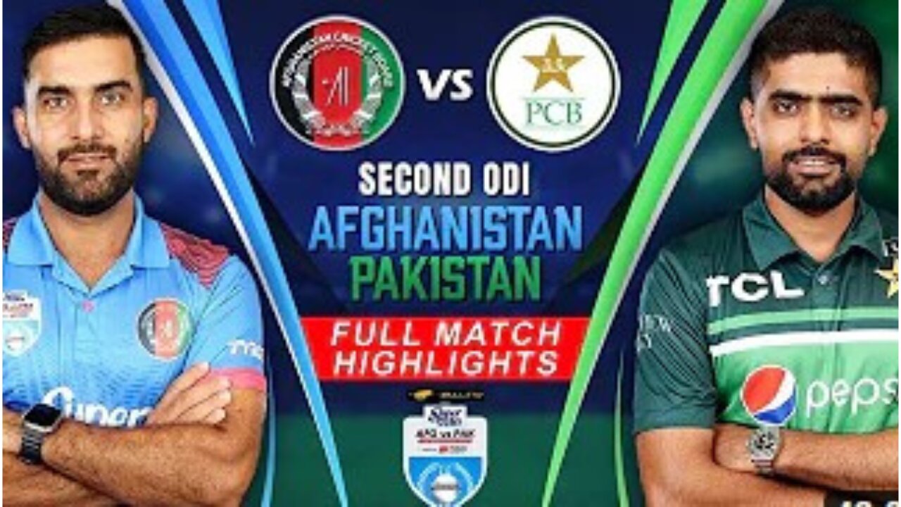 PAKISTAN VS AFGHANISTAN || 2nd ODI Highlights 2023