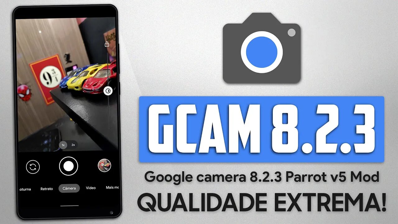 Google Camera 8.2.300 Parrot MOD v5.0 | NOVO MODO LDR E MELHOR QUALIDADE PARA VÁRIOS SMARTPHONES!