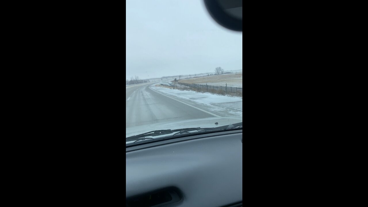 Semi in Ditch I-94 North Dakota 11/12/2021