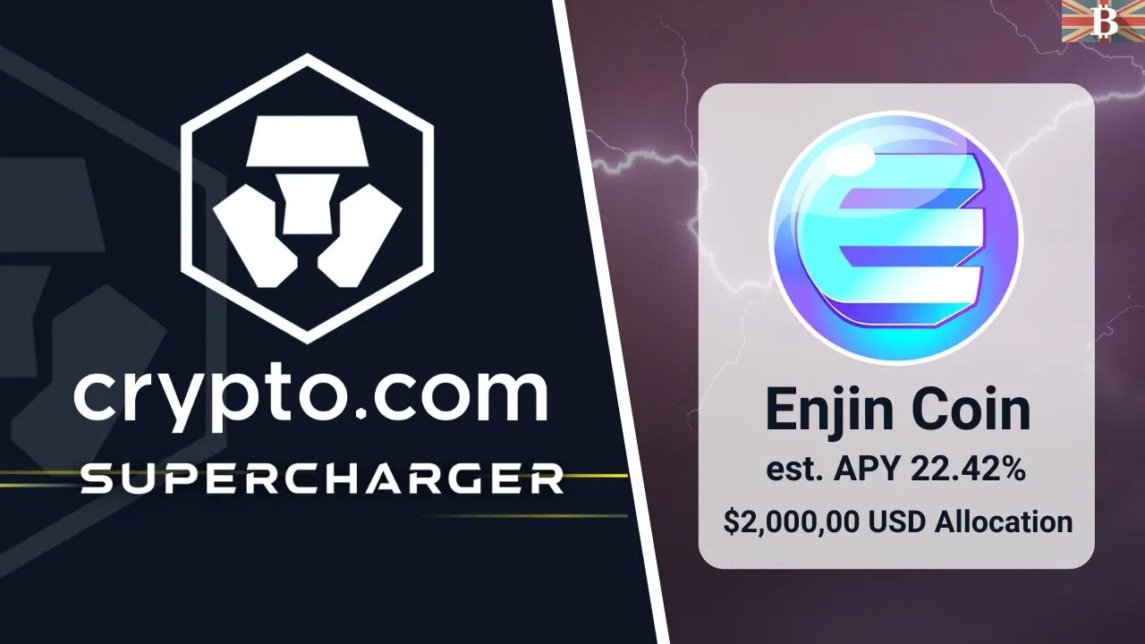 Crypto.com Biggest Supercharger Event: Earn Enjin $ENJ Token (+22% APY)