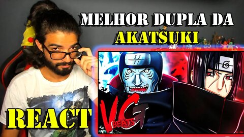 REACT - Rap do Itachi e Kisame Ft. @MHRAP | Melhor Dupla Da Akatsuki ? | VG BEATS