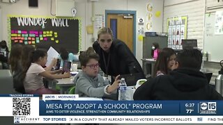 Mesa PD "Adopt a School" Program