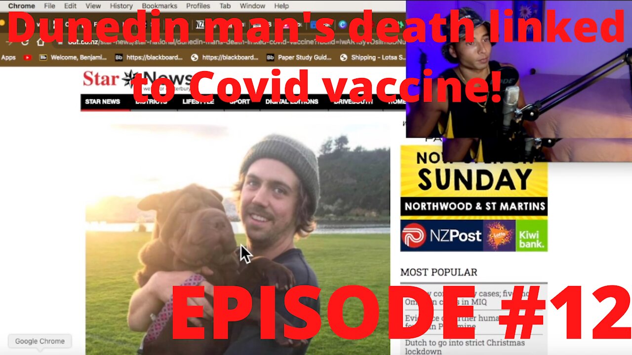 Dunedin man's death linked to Covid vaccine | The 7pm Daily Dose w/ Benny McKay #12