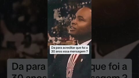 Uma verdade vivida hoje. Mais uma vez Deus avisa e o povo se rende.