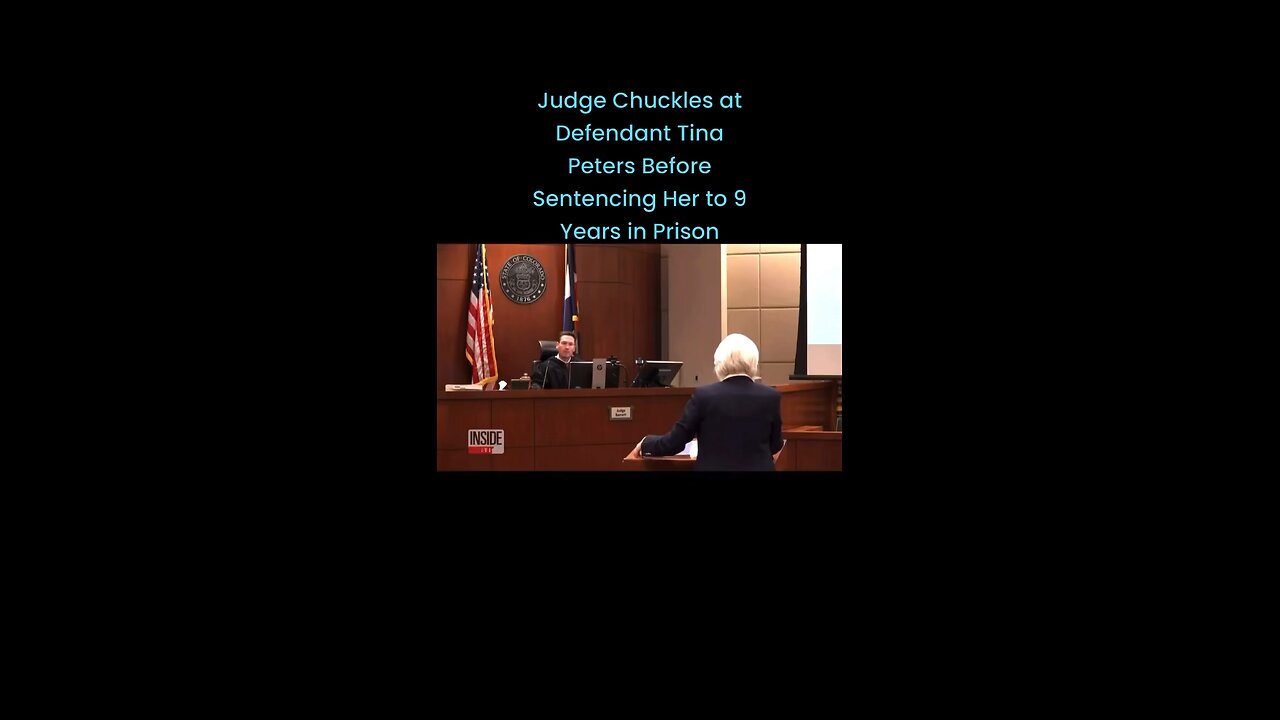 Judge Chuckles at Defendant Tina Peters Before Sentencing Her to 9 Years in Prison