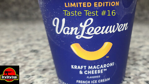 Taste Test #16: Van Leeuwen's Limited Edition Kraft Macaroni & Cheese Ice Cream