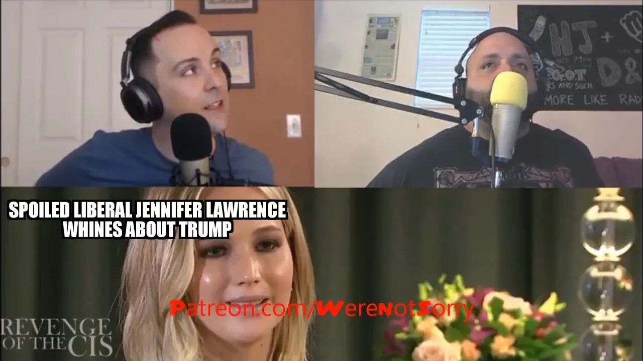 Spoiled Liberal Jennifer Lawrence Whines About Trump