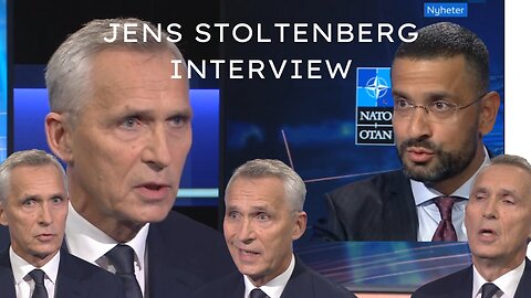 Yama Wolasmal Interviews NATO Chief Jens Stoltenberg on Norwegian National TV - NRK TV Urix, September 29, 2024 - w/ Eng Sub