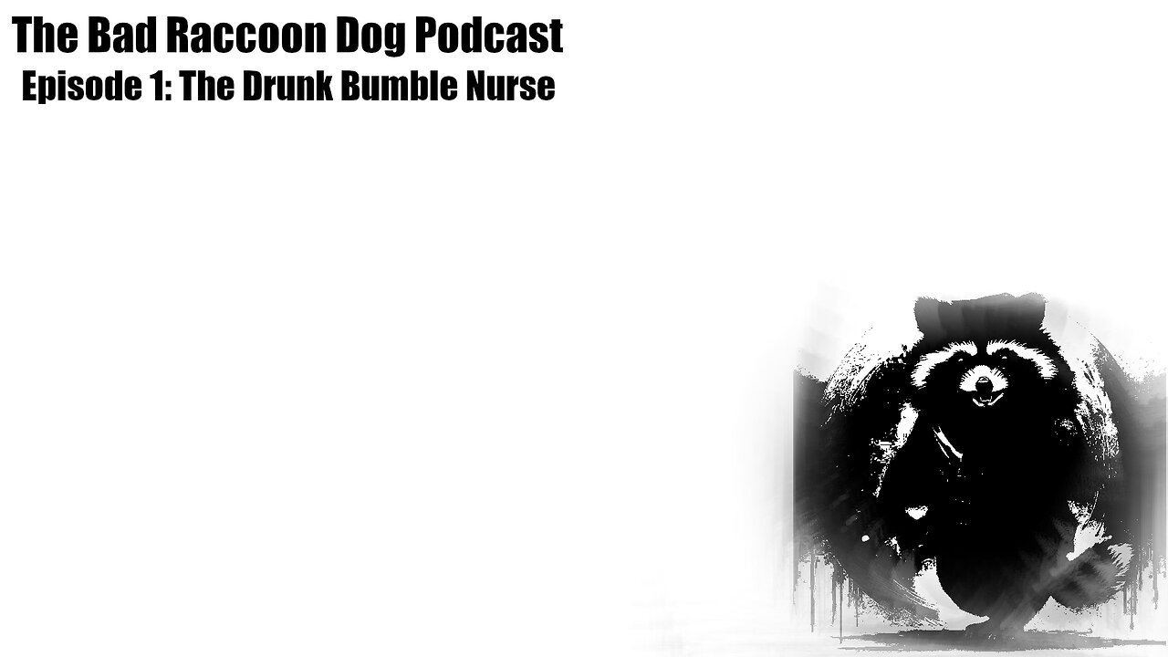 Bad Raccoon Dog Podcast - Episode 1: The Drunk Bumble Nurse