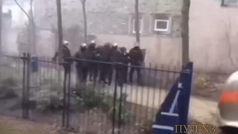 French gendarmerie against French firefighters.