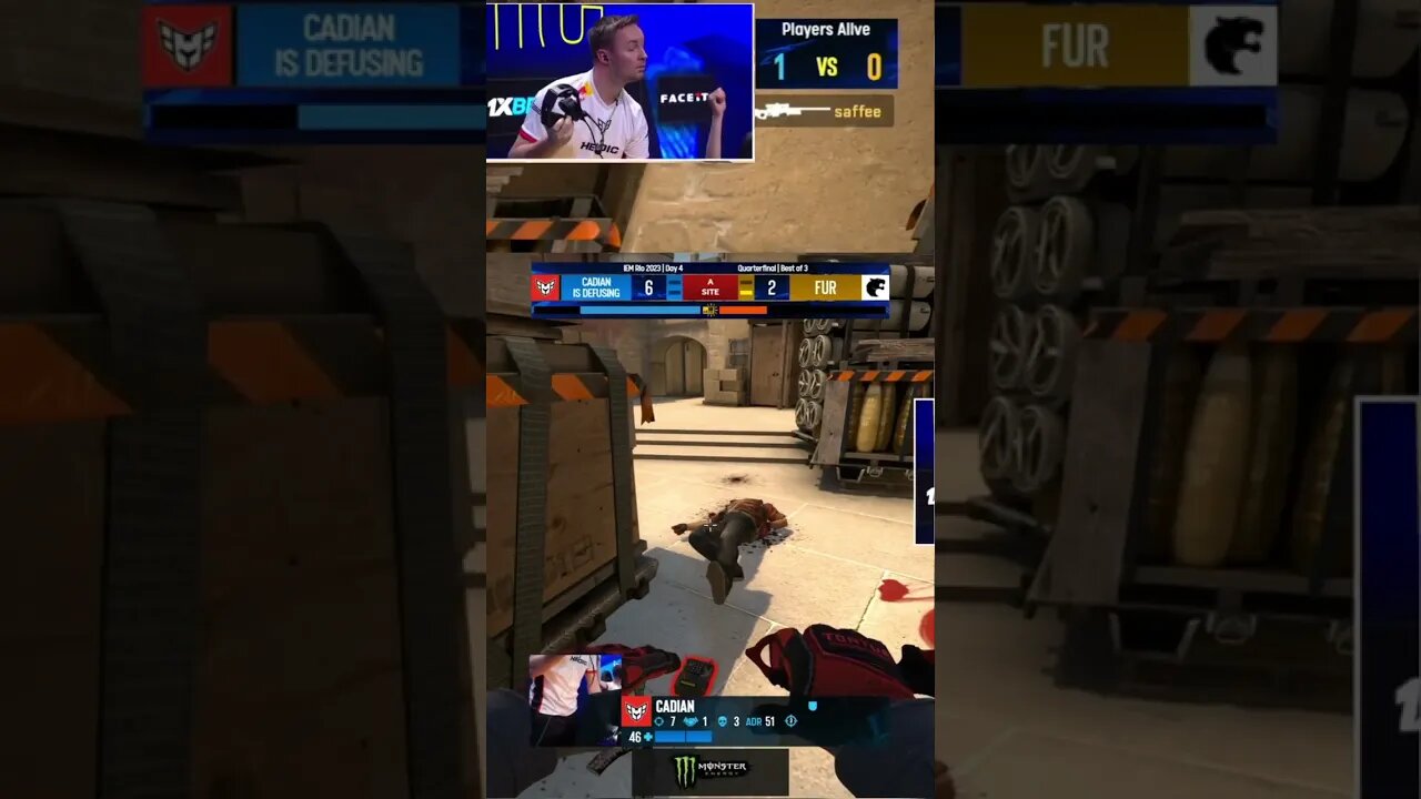 "How to Clutch a 1v3 Against FURIA: Watch This Insane Round Now!"