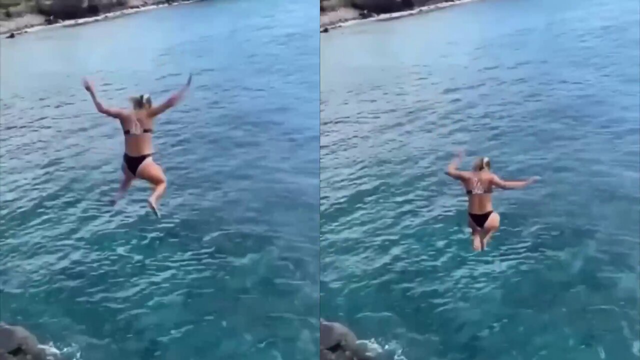 LET'S DIVE LADIES! - What the boys doing at last?