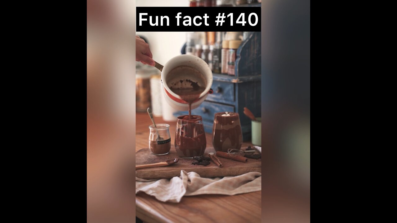 Hot chocolate was gift of whom?