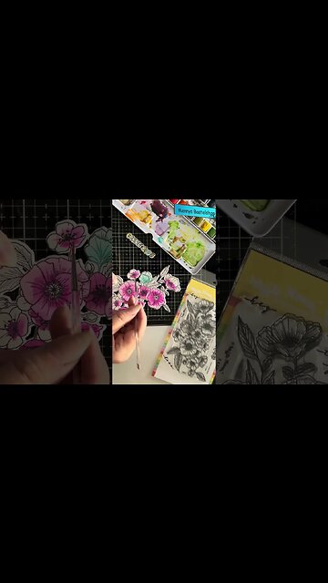 Poppy Hawthorn - Waffle Flower - Mennys Bastelshop #mennysbastelshop #shorts #craftember2023