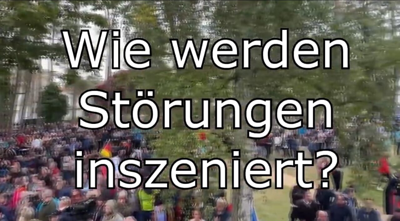 Wie werden Störugen inszeniert? Demo Lubmin 25.09.2022