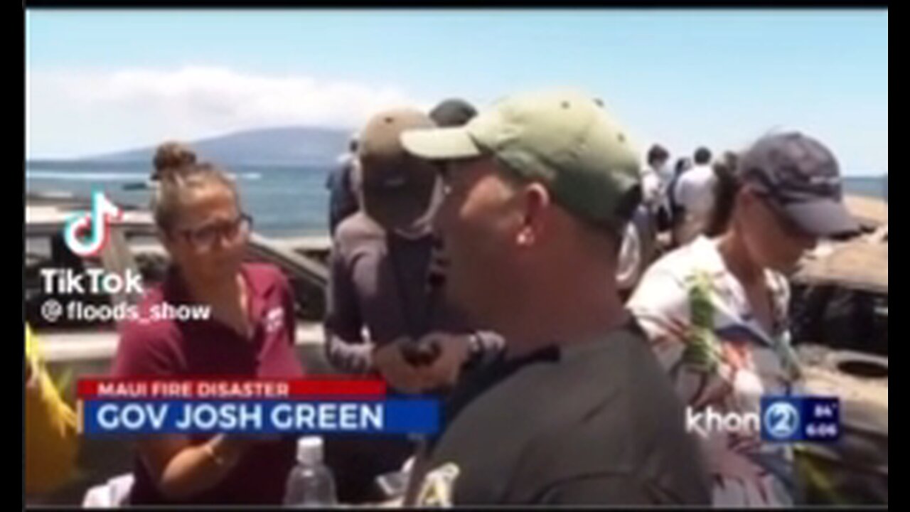 Hawaii Governor Want To Make Lahaina State Land - Create The Problem-Reaction-Solution