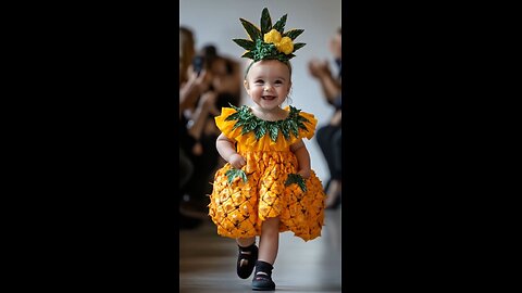 “Babies Modeling Beautiful Fruit Costumes: Cutest Fashion Show”