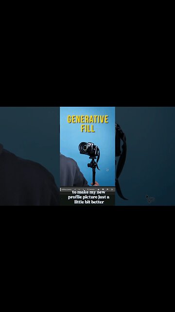 Using Adobe's New AI to Improve My Profile Picture! #shorts