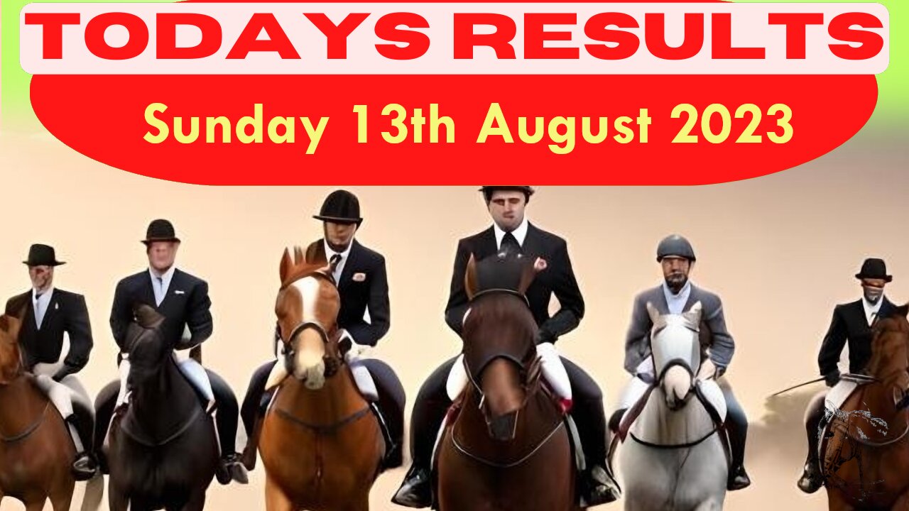 Horse Race Result Sunday 13th August 2023 Exciting race update! 🏁🐎Stay tuned - thrilling outcome!❤️