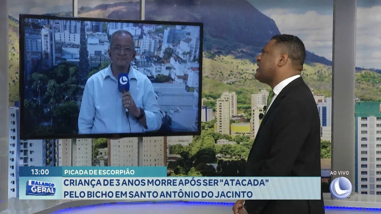 Picada de Escorpião: Criança de 3 Anos Morre após ser Atacada pelo Bicho em Santo Antônio do Jacinto