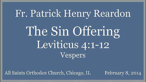 The Sin Offering