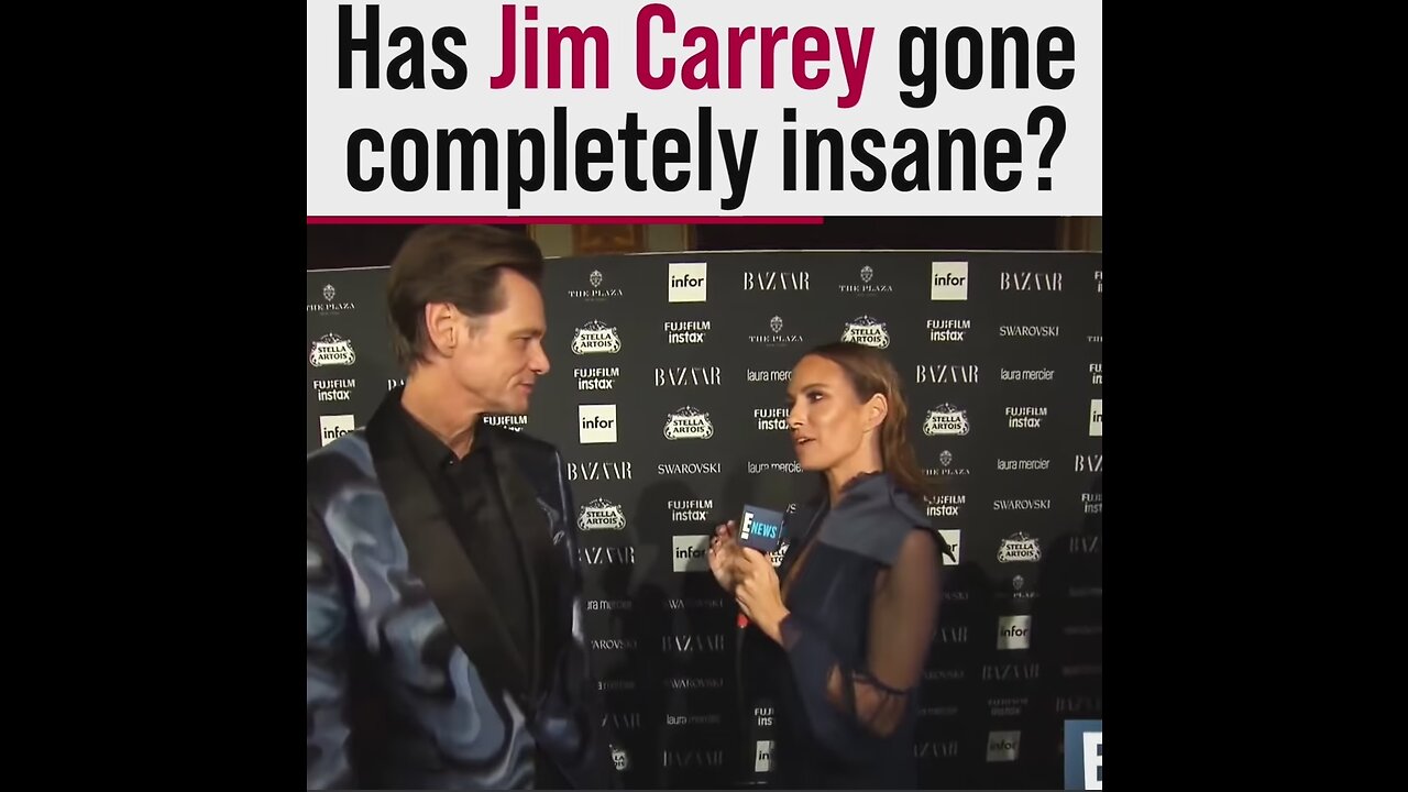 Has Jim Carey gone completely insane?