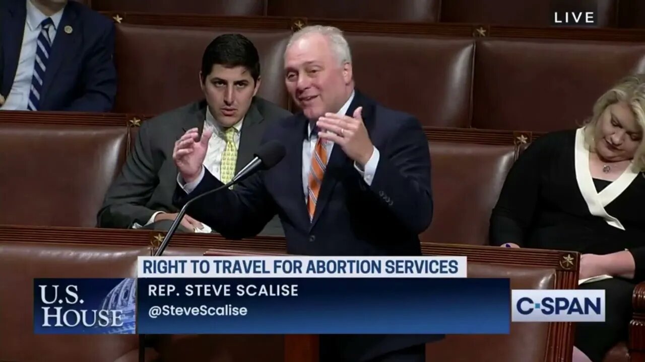 House Republican Whip Steve Scalise speaks on the House Floor