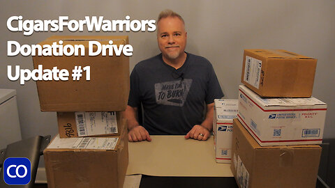 2023 CigarsForWarriors Donation Drive Update #1 - 529 Cigars So Far