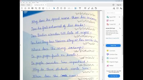 English B class 7 21 04 2021