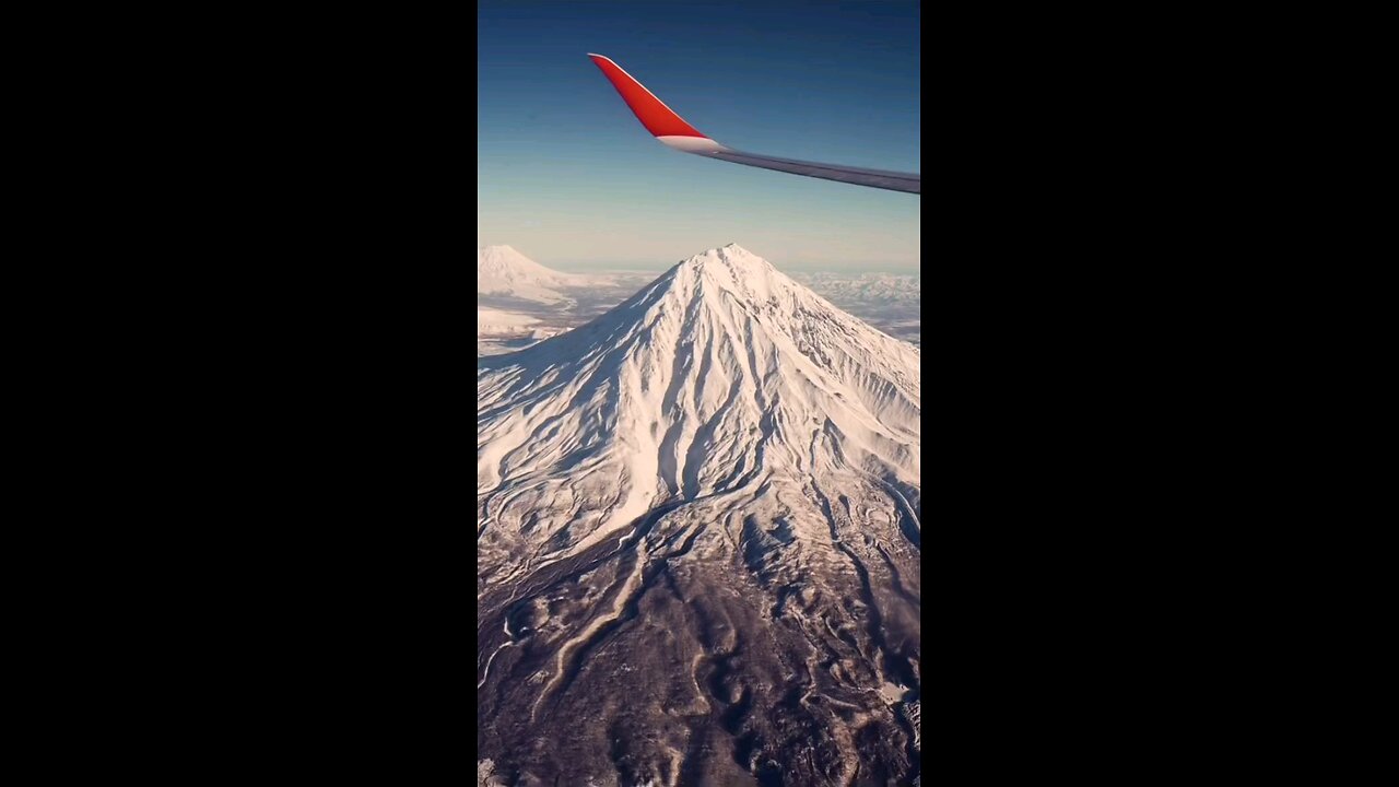 Koryaksky volcano welcomes everyone who arrives in Kamchatka