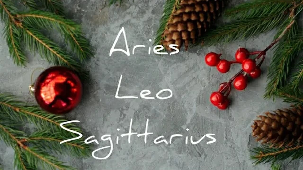 Fire Signs Tarot Merry Christmas 🎅 🎄