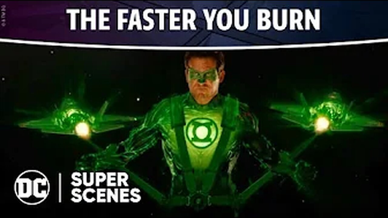 Green Lantern - The Faster You Burn: Super Scenes