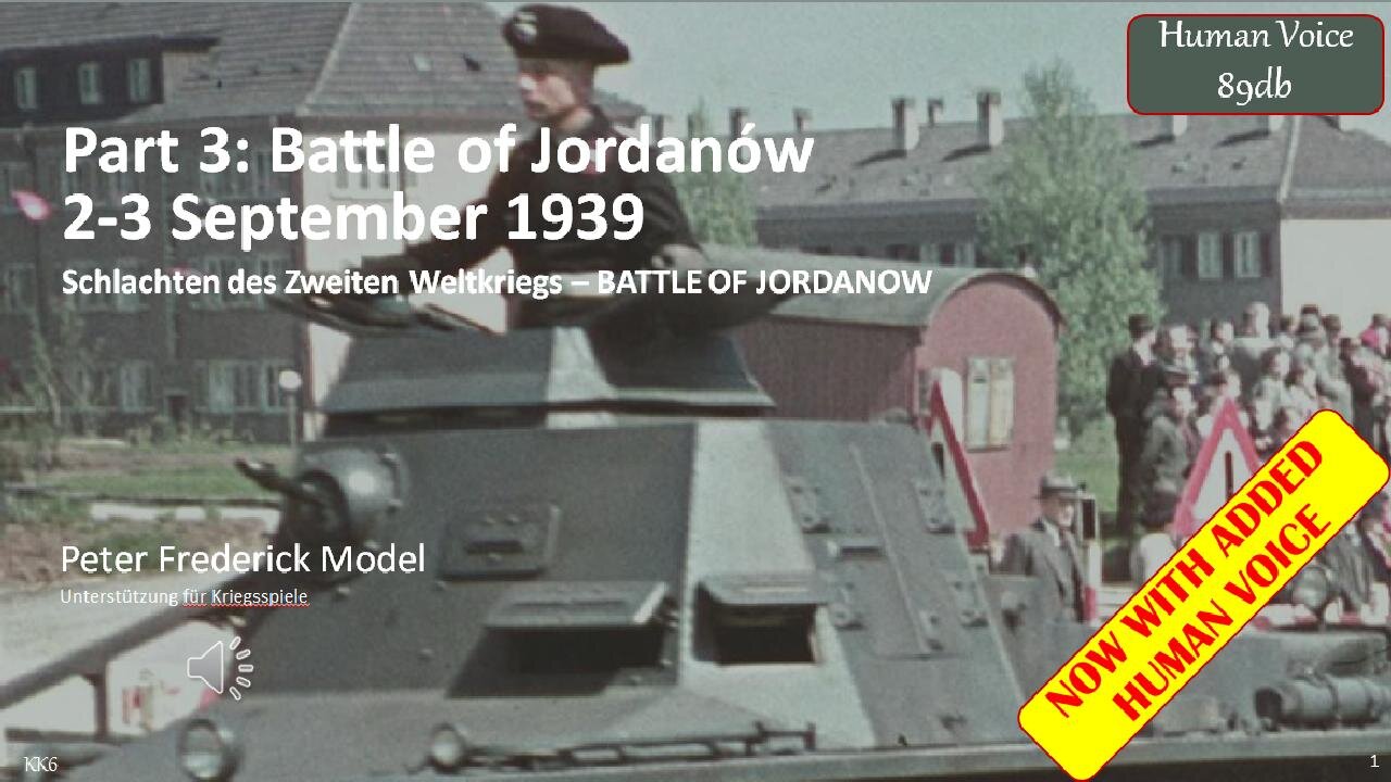 Part 3: Battle of Jordanów 2-3 September 1939