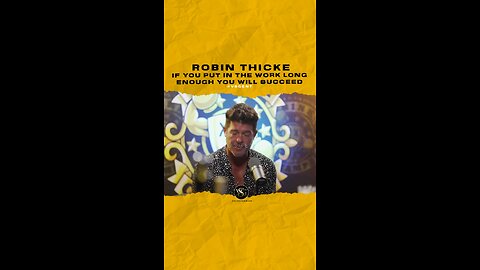 #robinthicke If you put in the work long enough you will succeed. 🎥 @drinkchamps