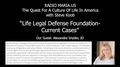 Life Legal Defense Foundation-Current Cases