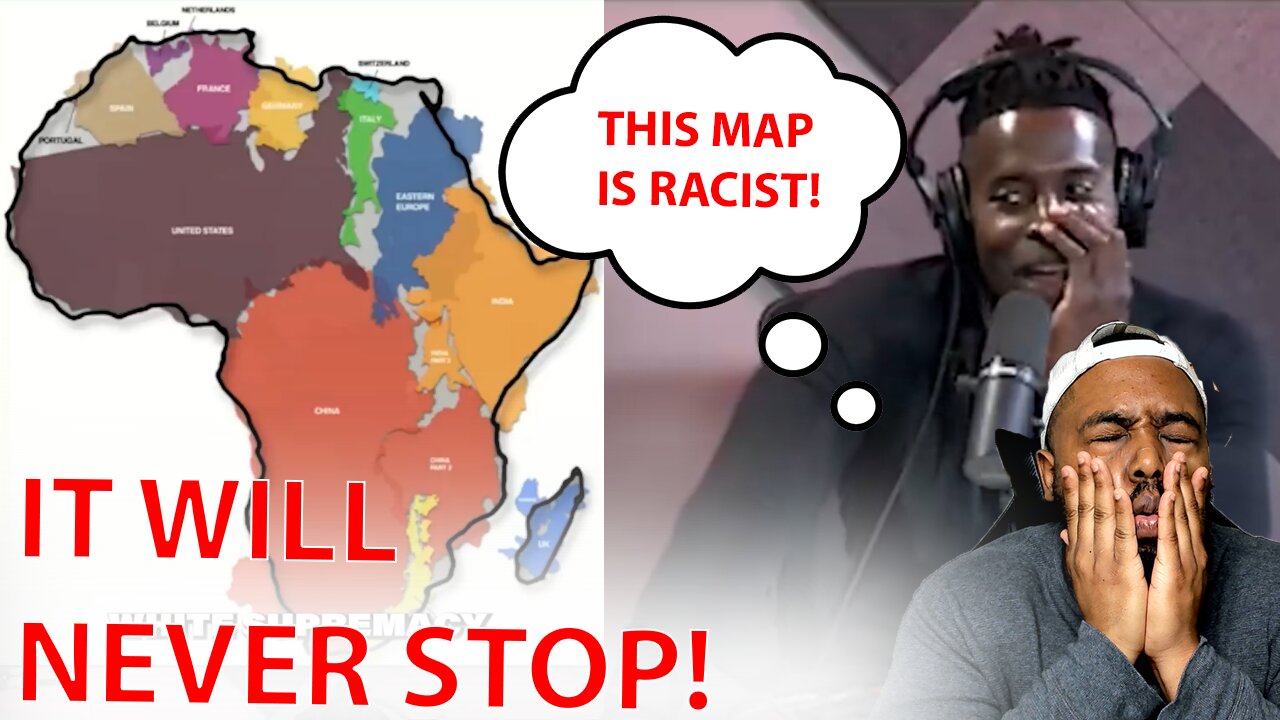 Woke Comedian Claims Map Of Africa Is White Supremacy