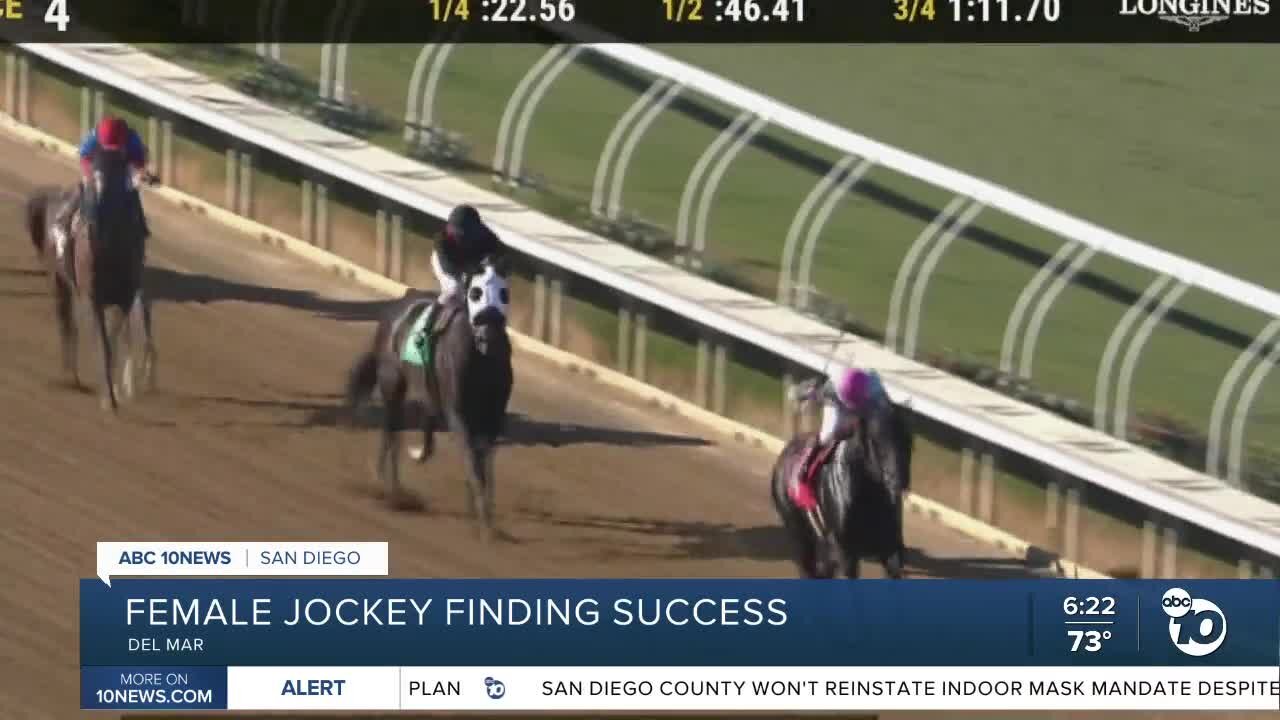 Female Jockey Jessica Pyfer earning respect