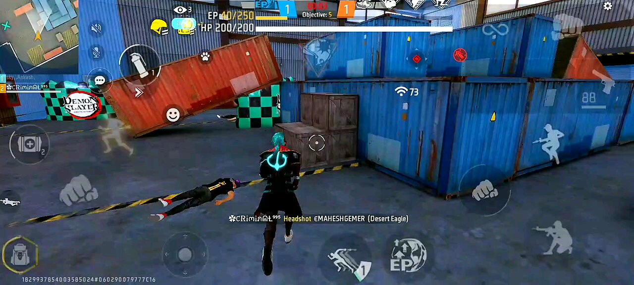 solo vs deu movement in free fire