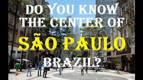 Center of São Paulo, Brazil.