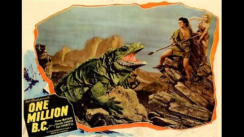 ONE MILLION B.C. 1940 Epic Film of Prehistoric Tribal Life with Dinosaurs & Volcanos FULL MOVIE in HD