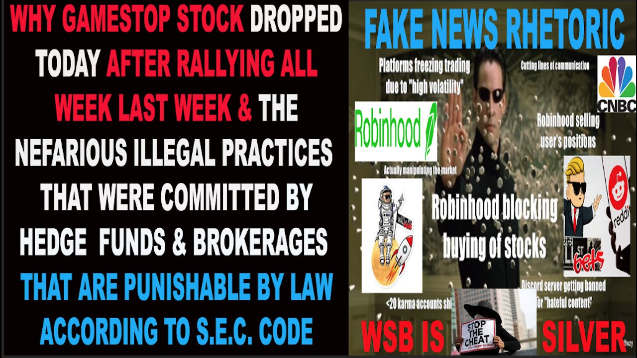 Ep.283 | FAKE NEWS RHETORIC: WSB IS IN SILVER IS A TRAP FROM CITADEL FOR WSB TO FALL INTO