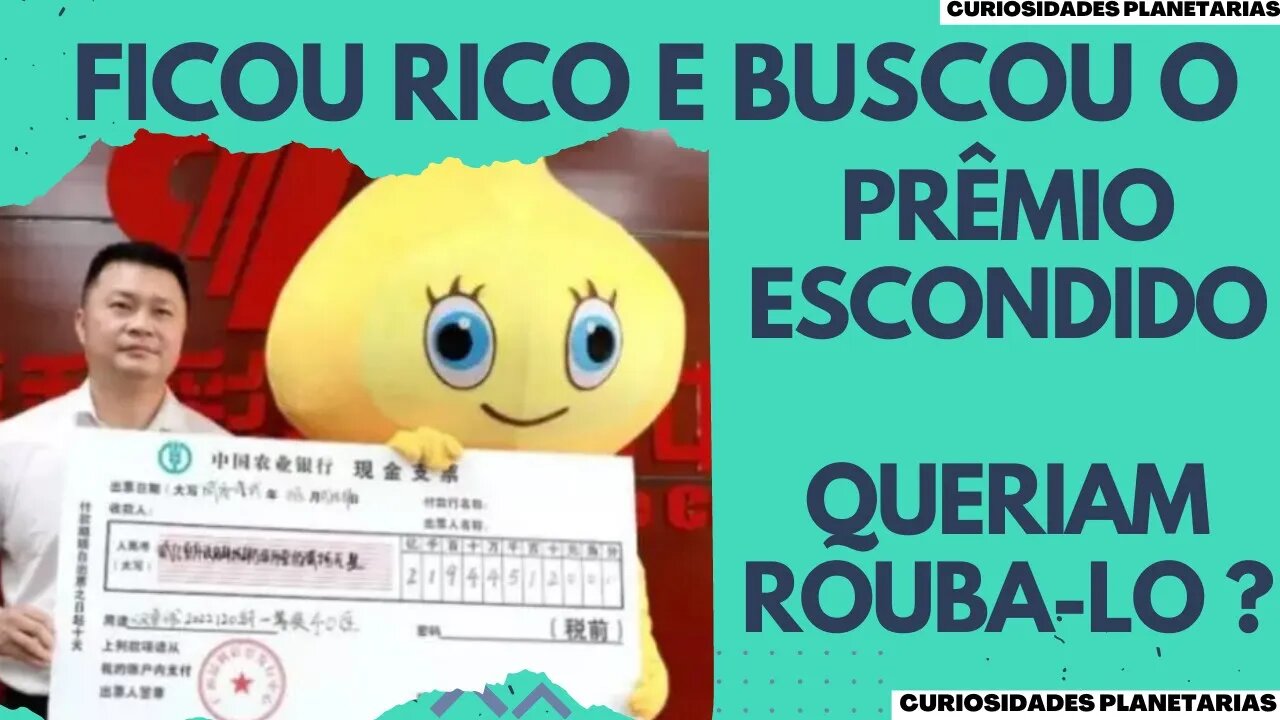 GANHOU NA LOTERIA E FOI DE FANTASIA PARA ELE E SUA FAMÍLIA NÃO SOFREREM...?! #curiosidades