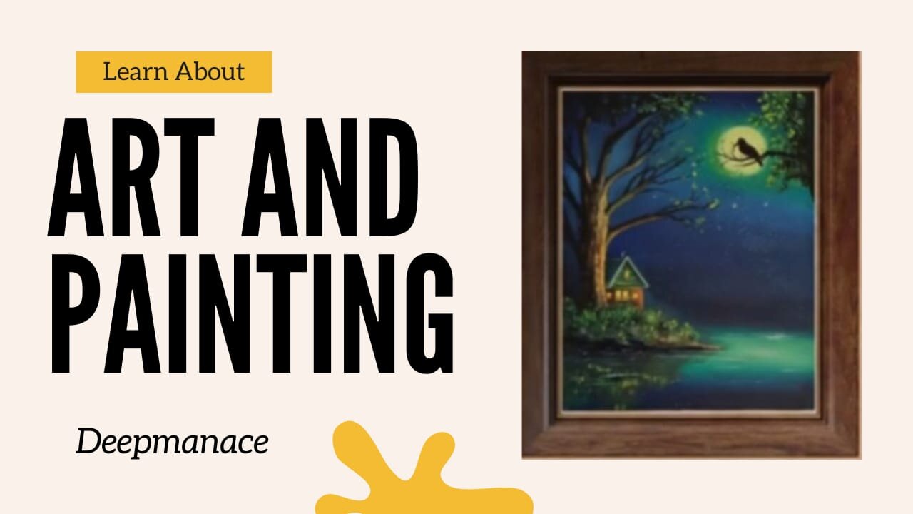 painting night landscape oilpainting tutorial for beginners